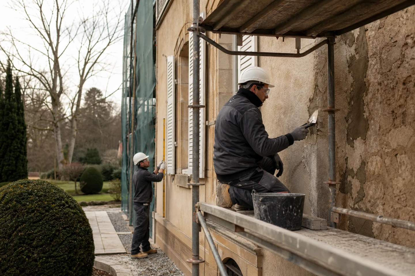 Préparer la façade avant le système isolant Préparation et réparation d’un support minéral avant la pose de l’isolation thermique par l’extérieur